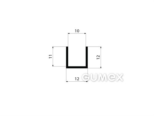GUMMIPROFILE U-FORM - EPDM